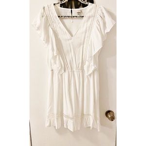 A new day white dress size large